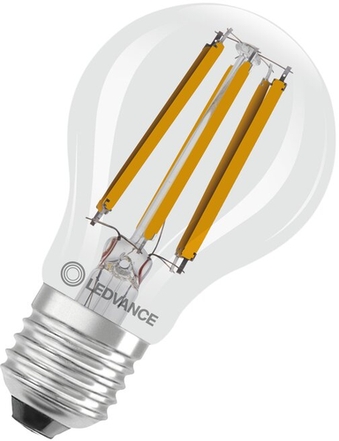LED-Lampe E27 5.7W 827 warmweiß Frontansicht