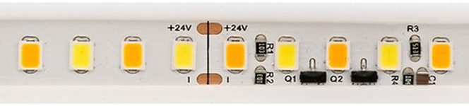 Sigor LED Flexband 10W/m Dim-To-Warm 5m 168LED/m IP67 Frontansicht