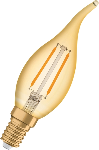 Osram LED-Lampe 1,5W in warmweißem Licht, Frontansicht