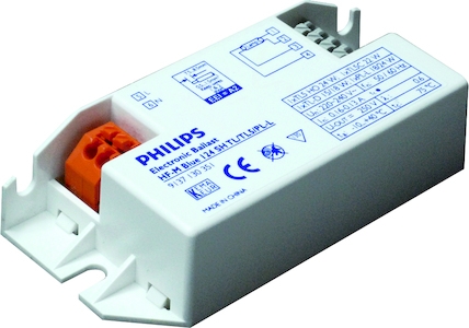 Philips Betriebsgerät HF-M BLUE 124 SH für TL/TL5/PL-L Lampen Frontansicht