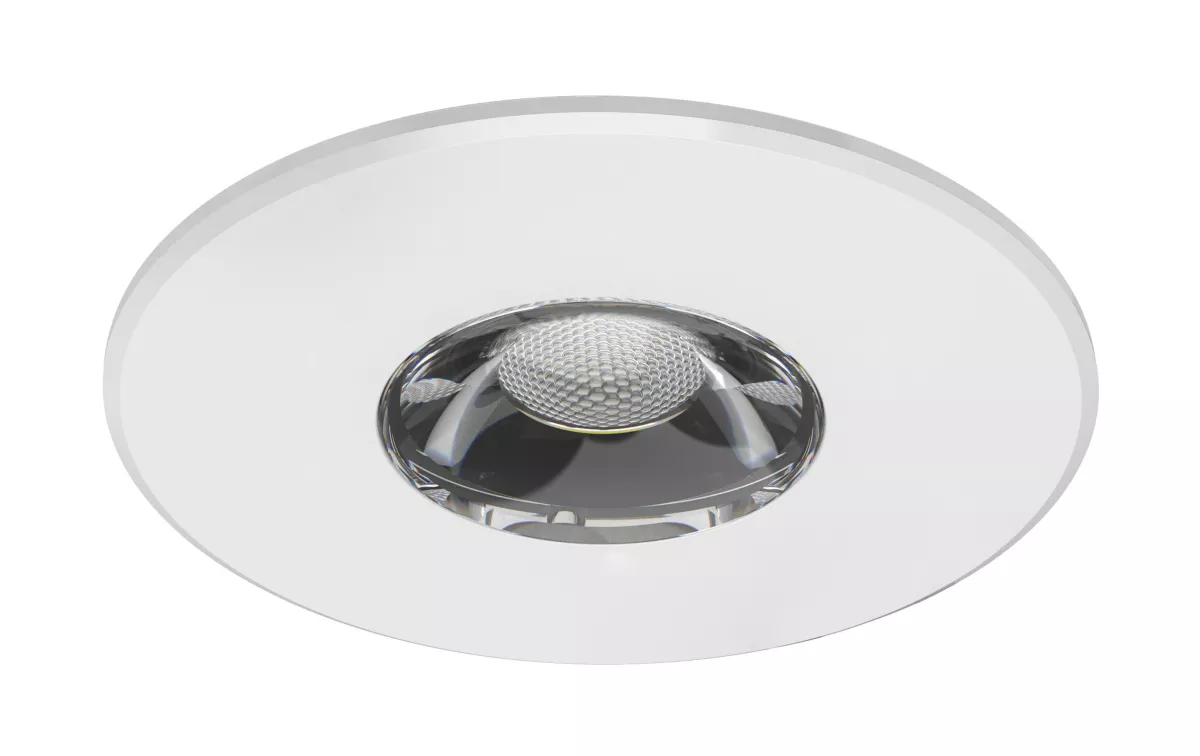 Philips LED-Leuchte RS155B Frontansicht mit warmweißem Licht