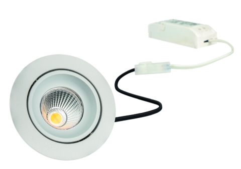 LED-Einbaustrahler Rutec GAIL DimToWarm Frontansicht