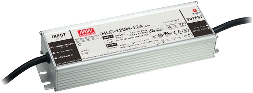 Schaltnetzteil Mean Well Frontansicht IP65 12V 10A