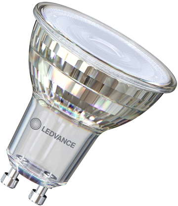 LED PAR1650120 GU10 Spot mit 3.1W Leistung, warmweißes Licht, Frontansicht