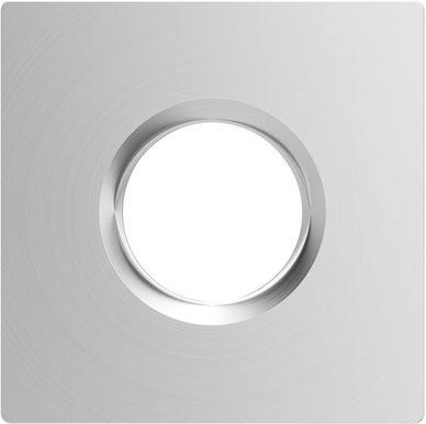 LED-Ringlicht quadratisch, IP65 geschützt, Frontansicht