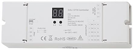 Sigor DALI Controller 5-Kanal 5x8A Frontansicht