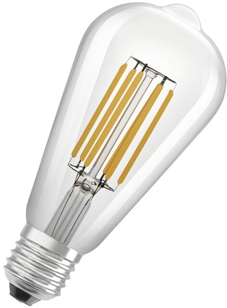 LED-Lampe Ledvance LEDISON60 Frontansicht