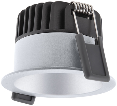 LED-Spotlicht SP DK FIX P 8W 930 PS DIM IP44 SI Frontansicht
