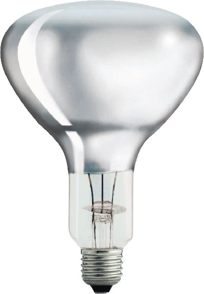 Philips Speziallampe BR125 IR 250W E27 Frontansicht