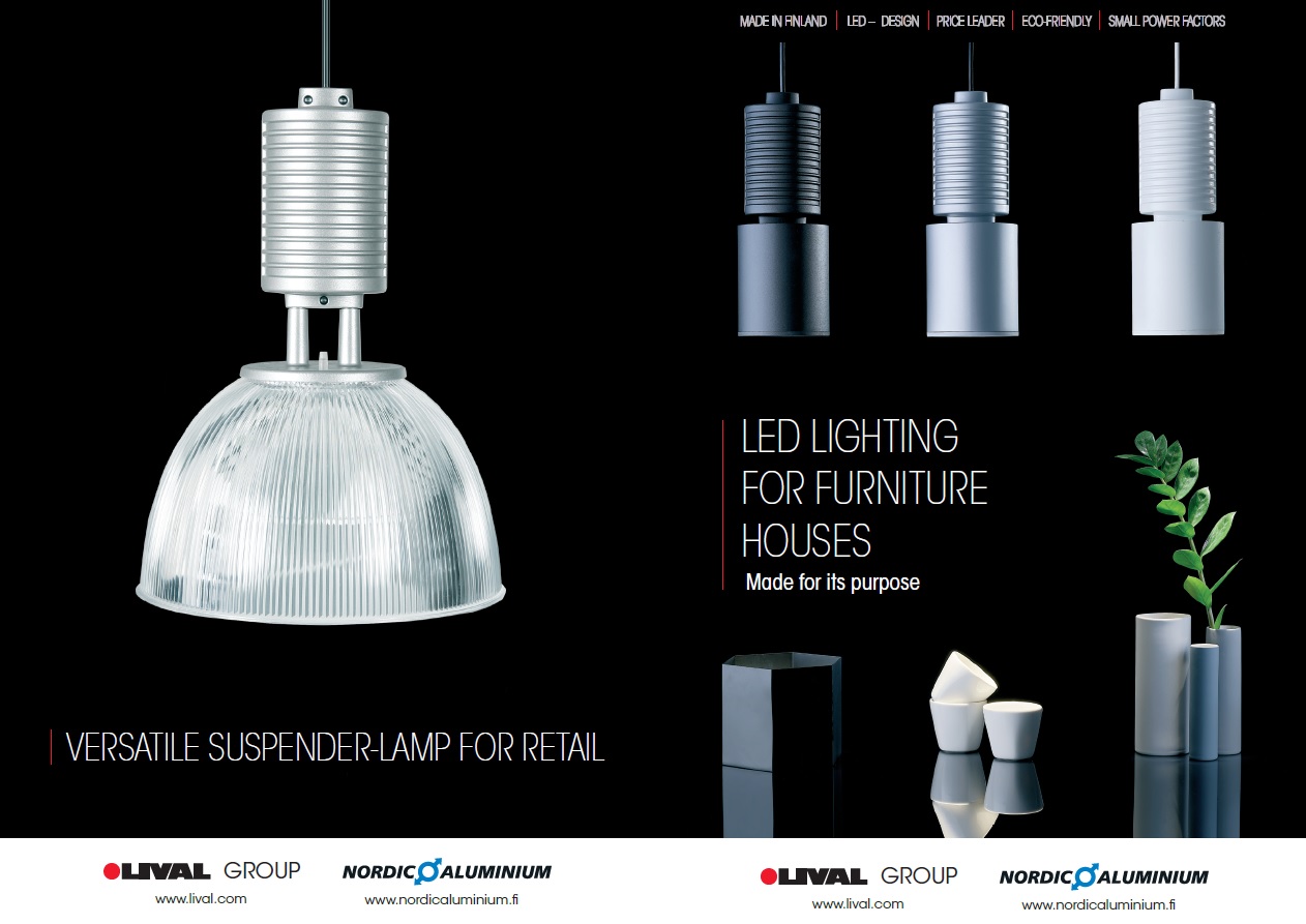 Kurzbroschüre LIVAL Furniture LED Frontansicht