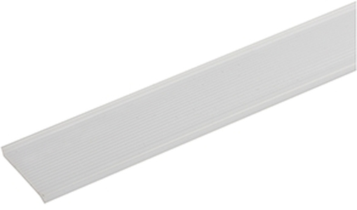 Rutec Profil Abdeckung matt 9,9 bündig 2 Meter Frontansicht
