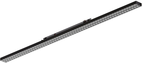 Dotlux LED-Leuchteneinsatz LINEAtrack-ugr 1500mm 42-60W 4000K schwarz 80° Frontansicht