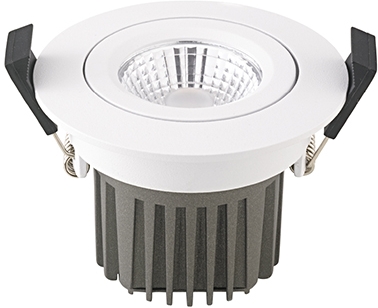 Sigor Einbauspot 10W 610lm 2700K-2100K weiß 36° dtw Frontansicht