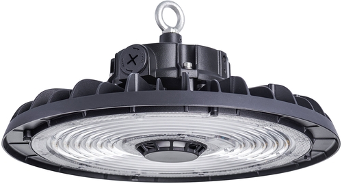 Philips LED-Leuchte BY030P Frontansicht mit warmweißem Licht