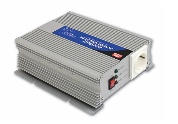 DC/AC-Wandler 12V/230V 600W Frontansicht Produktfoto