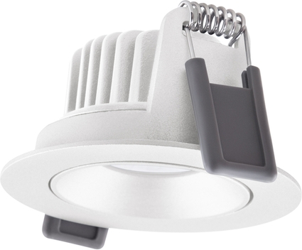 LED-Downlight mit 8W, warmweißes Licht, Frontansicht