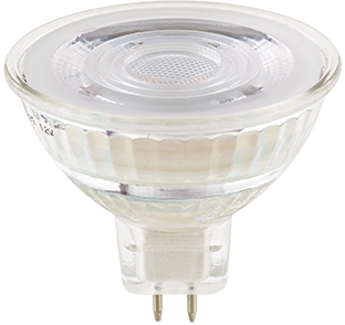 Sigor LED-Lampe 6,2W mit GU5,3 Sockel in Frontansicht