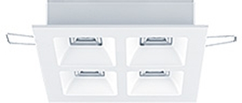 MIRL MINI EP LED1200-830 LDO Deckenleuchte Frontansicht