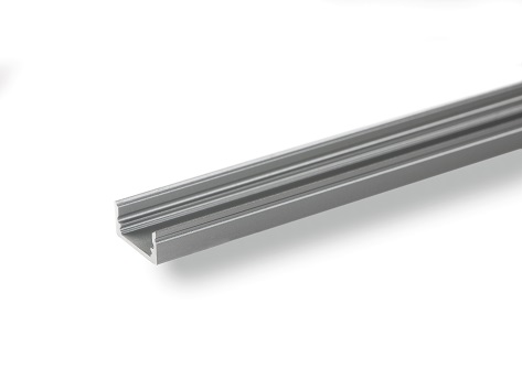 Rutec ALU-Profil 17/8 2 Meter Frontansicht für LED-Streifen