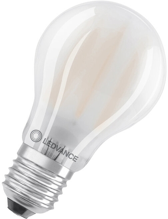 LED-Glühbirne E27 mit warmweißem Licht 6.5W Frontansicht