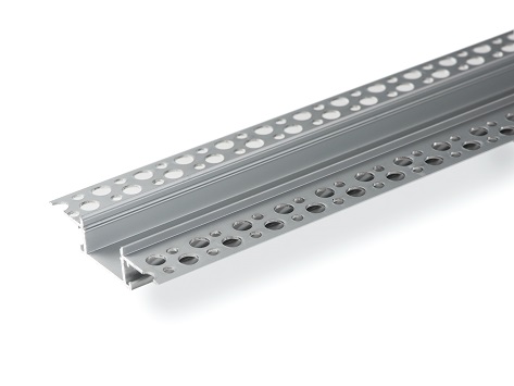 Rutec ALU-Profil Unterputz/Fliese 29/14U 2 Meter Frontansicht