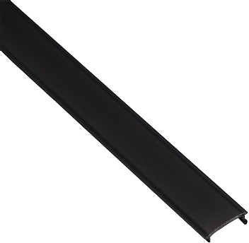 Rutec Profil Abdeckung blacklight 2 Meter Frontansicht