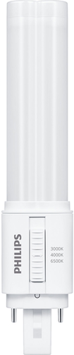Philips LED-Lampe CorePro LED PLC 360D 8.9W 3CCT Frontansicht