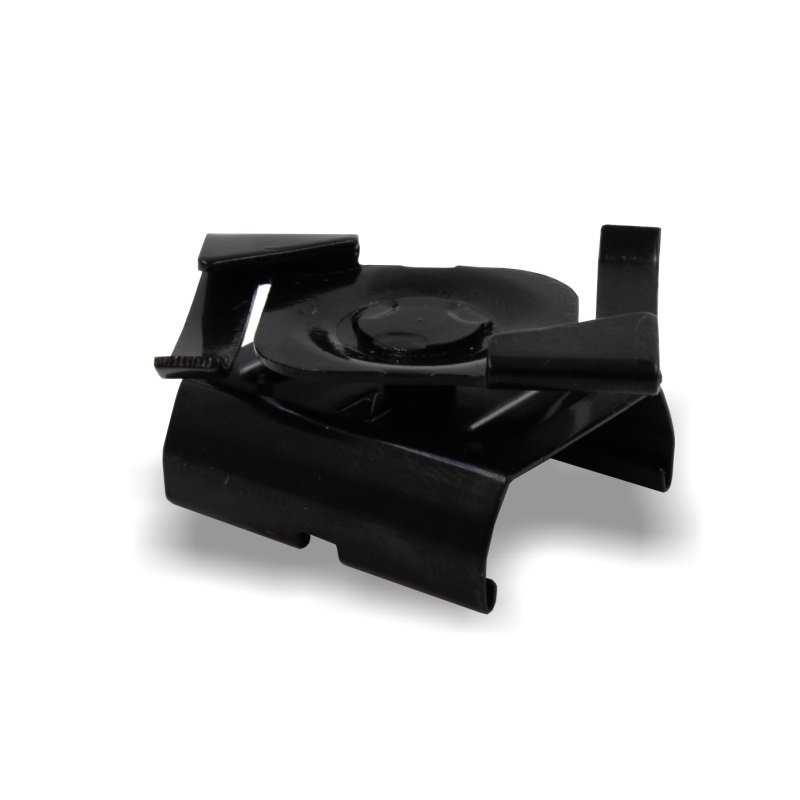 Stromschienensystem Deckenclip für 24mm Rasterdecke schwarz Frontansicht