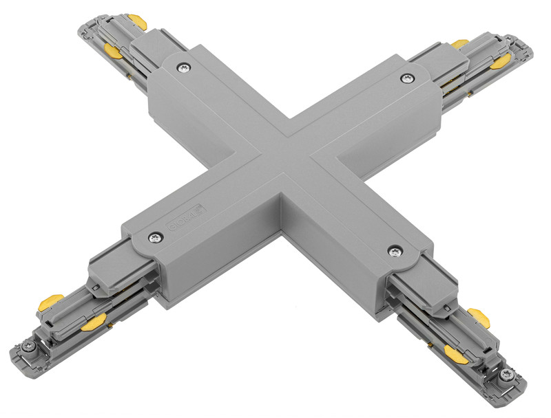 Nordic Aluminium XTSNC 638-1 X-Verbinder silber grau Frontansicht