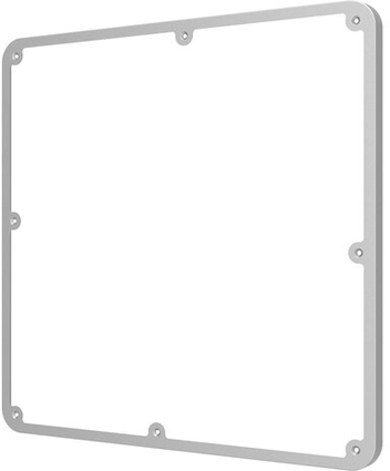 Quadratische LED-Panelleuchte SF FLAT 330 SQ FRAME SI in Frontansicht