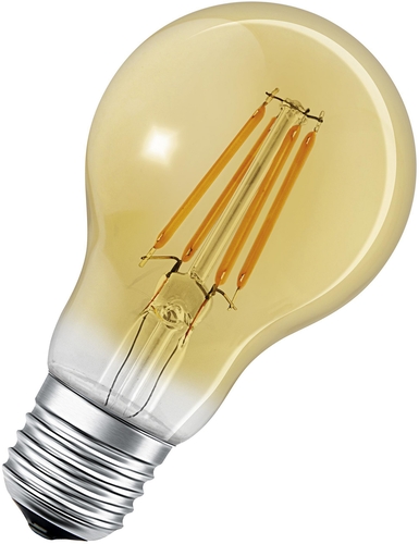 LED-Smart-Birne mit dimmbarer Funktion in Frontansicht