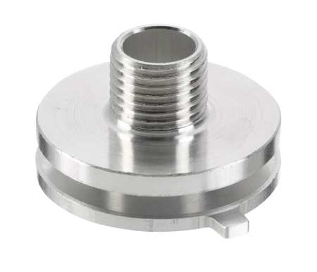 Nordic Aluminium Stromschienensystem XTS 58/8-9 M10 Schienenzubehör in Alu/Grau Frontansicht