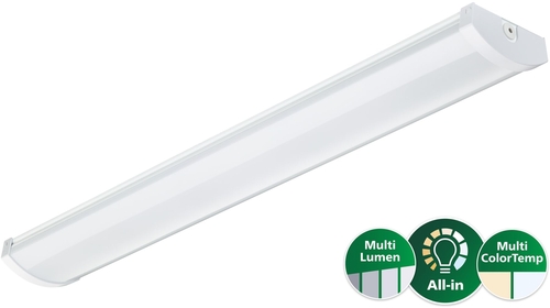Philips LED-Leuchte SM155C Frontansicht moderner Deckenleuchte