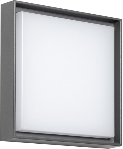 LED-Wandleuchte WALLsquare 24cm 14W 3000K warmweißes Licht Frontansicht