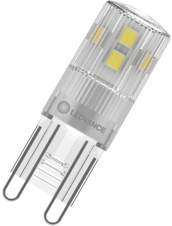 LED-Glühbirne PIN20 1.9W 827 CL G9 P Frontansicht