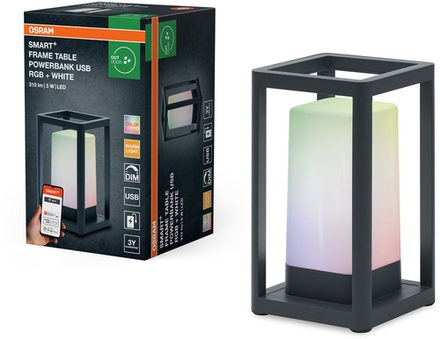 Osram SMART OUTD WIFI Tableframe mit RGBW-Licht für smarte Beleuchtung, Frontansicht