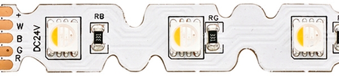Sigor LED Flexband RGB/W 2700K 5m Frontansicht