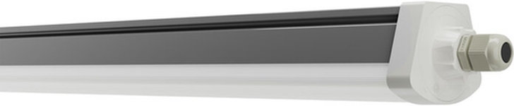 LED-Downlight mit 42W, warmweißes Licht, IP66 geschützt, Frontansicht