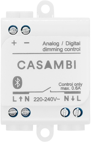 Sigor Casambi DALI CBU-ASD-LR 1–10 V und Dali Controller Frontansicht