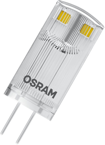 Osram LED-Lampe LEDPPIN10 CL 0,9W/827 12V G4 Frontansicht