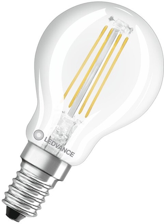 LED-Lampe E14 4W 827 FILCL Frontansicht