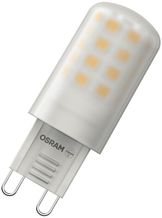 LED-Lampe LED PIN 30 Glow DIM 3.2W 927 Frosted G9 Frontansicht