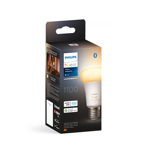Philips Hue White ambience E27 Lampe A60 Frontansicht