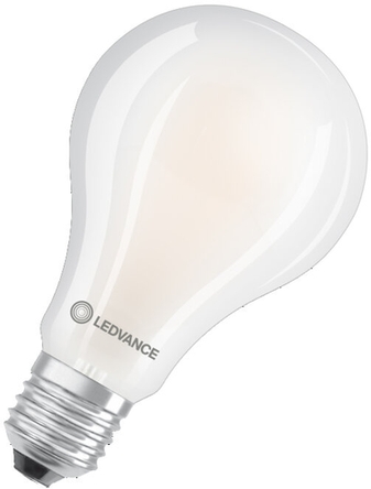 LED-Lampe E27 24W 840 Filamentoptik Frontansicht