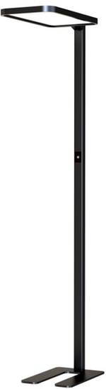 Dotlux LED-Stehleuchte STUDIObutler 80W 4000K dimmbar schwarz Frontansicht