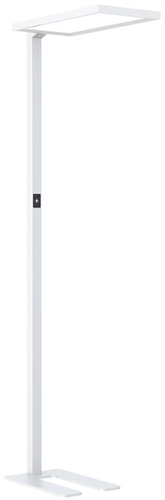 Dimmbare LED-Stehleuchte ROOFbutler 80W 4000K in weißer Frontansicht