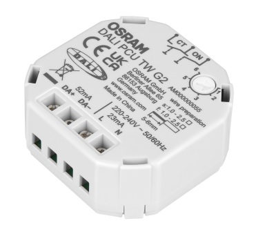 Osram Lichtmanagementsystem DALI PCU TW G2 Frontansicht