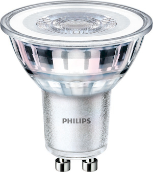 Philips LED-Spot GU10 50W in warmweiß 36 Grad Frontansicht