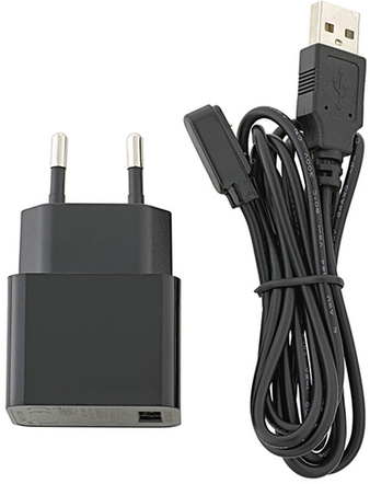 Sigor Nuindie Easy-Connect Ladekabel schwarz 1200mm Frontansicht