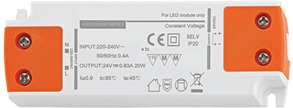 Sigor LED Netzteil Powerline Treiber 60W 24VDC Frontansicht
